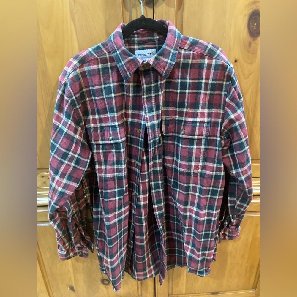 Carhartt Men’s Size M Heavyweight Cotton Flannel Shirt